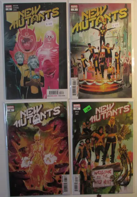 New Mutants Lot of 4 #3,7,8,14 Marvel (2020) Dawn of X Comic Books