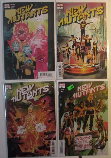 New Mutants Lot of 4 #3,7,8,14 Marvel (2020) Dawn of X Comic Books