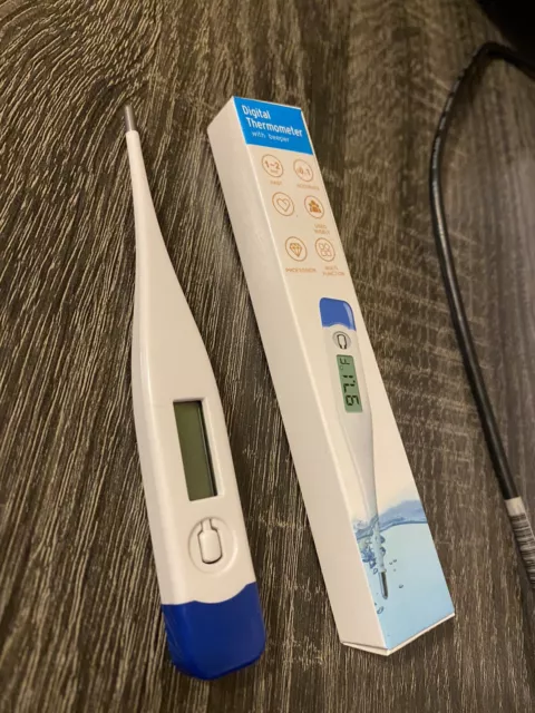 [NEW] Digital Fever Thermometer with Beeper for Medic Oral/Rectal/Underarm Body