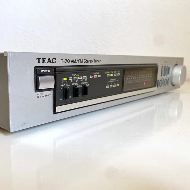 VINTAGE TEAC T-70 AM/FM Stereo Tuner - High Quality - Japan $100.00 ...