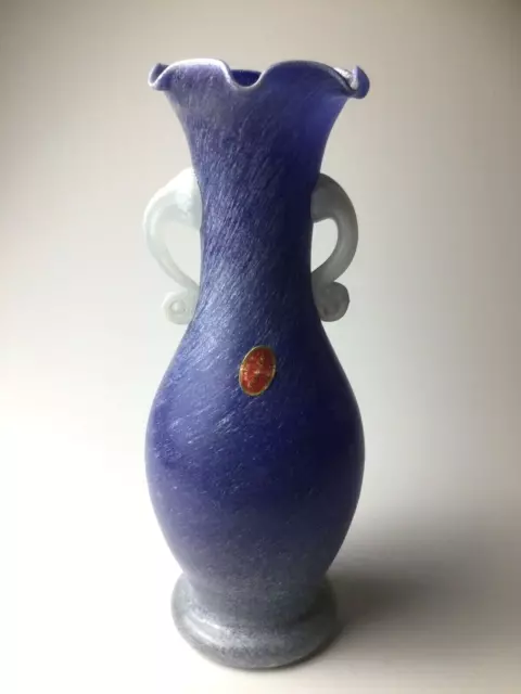 Murano Glass Vase Venetian Design Collection Made in Italy 19 cm