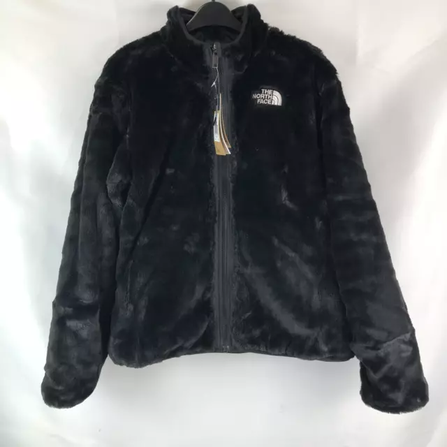 THE NORTH FACE Reversible Mossbud Jacket In TNF Black - Girl's US 2XL ...