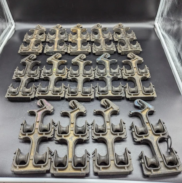 Morrow Traq IV Pulley Feeder Cable Blocks Lot of 14x