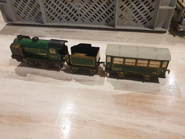 Ancienne locomotive 020 LR Louis Roussy SNCF rapide french vintage tin toy