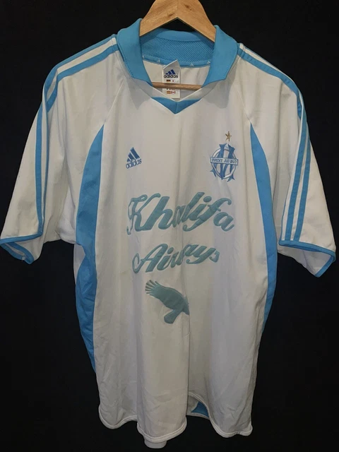 Maillot OM Vintage Adidas – Olympique De Marseille Technfit – Taille S – Collection Rétro