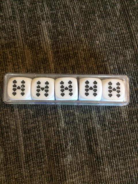 Jack Daniel's Set Of 5 Dices