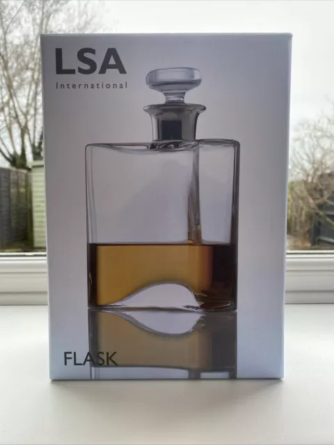 Brand new LSA Whisky Decanter Flask  0.8l- RRP £130