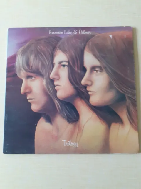 EMERSON LAKE & PALMER TRILOGY  - Original 'Island' 1972  VINYL LP