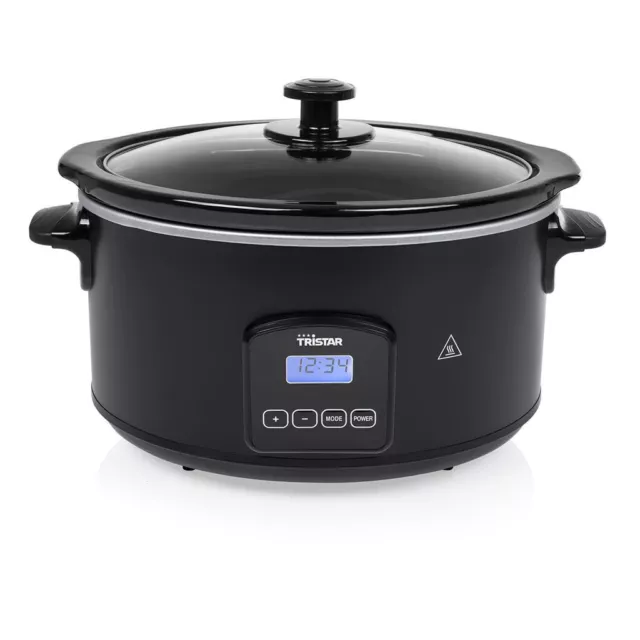 Digitaler Slow Cooker 4,5l Schongarer Keramik Multikocher M767