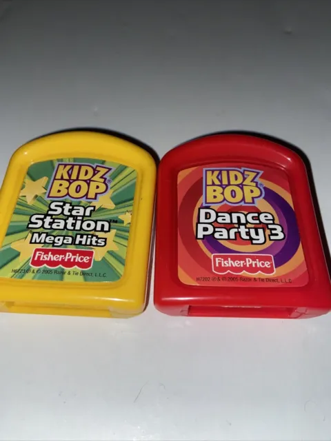 Kidz Bop Fisher Price Cartridges (2) Dance Party 3 And Star Station
