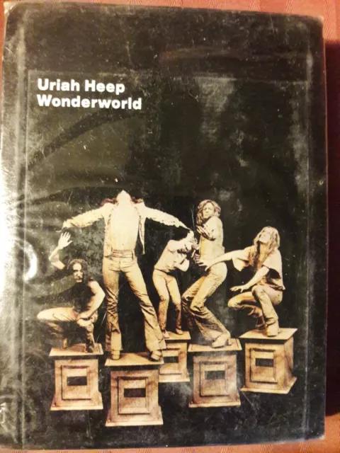 SEALED 8-Track URIAH HEEP Wonderworld 1974 Warner SUPER RARE!!!