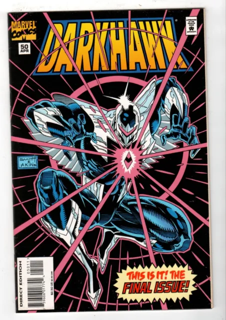 Darkhawk #50 - 1995 Marvel Comics - High Grade - RARE Low Print Final Issue