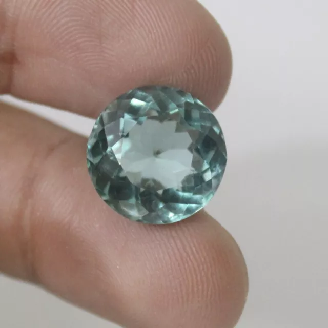 21.5 Ct Certified Natural Translucent Ocean Blue Aquamarine Loose Gemstone Z-491