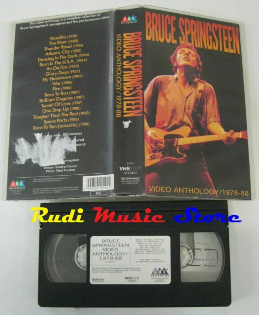 VHS BRUCE SPRINGSTEEN Video anthology 1978 88 1989 CMV  no cd mc dvd lp(VM5) **