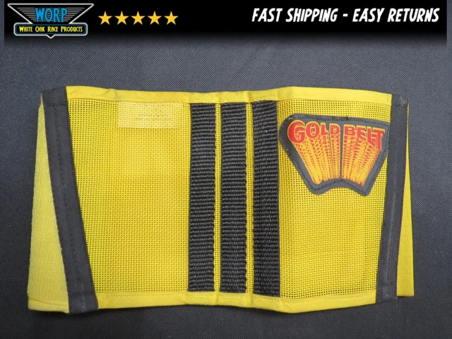 Vintage Goldbelt Gold Belt Kidney Belt Ahrma Motocross Gear