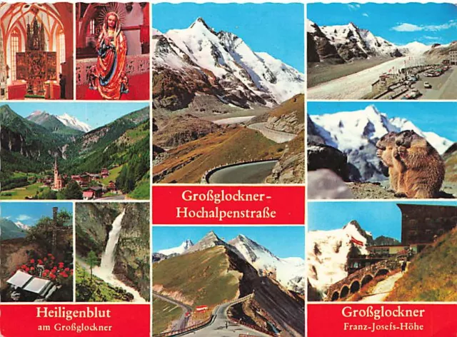 alte AK Großglockner-Hochalpenstraße 1977 gelaufen Ansichtskarte dsc4595i