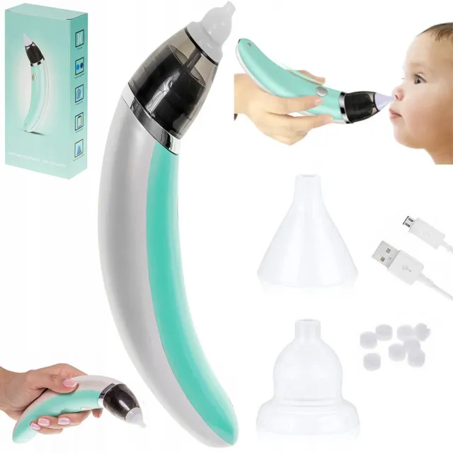 Electric Baby Kids Nasal Aspirator Vacuum Sucker Nose Mucus Snot Cleaner Tools