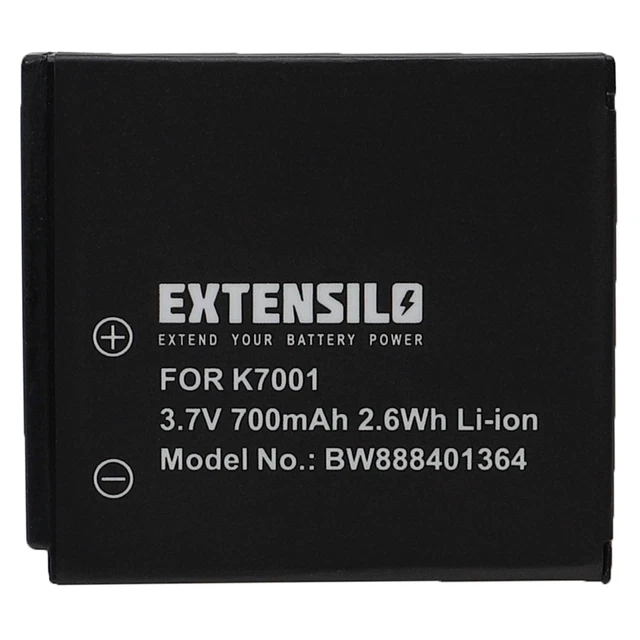 Batteria Ai Polimeri Di Litio 3.7V 720mAh Per Fotocamera Kodak EasyShare (Modelli M893 IS, V550, V570, V610, V705)