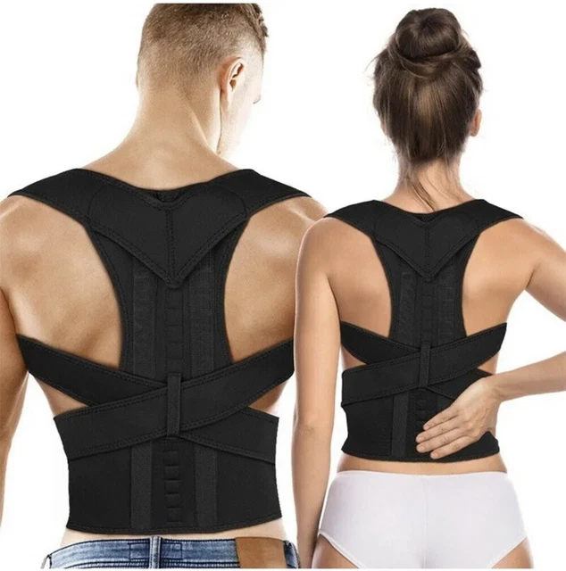 True Fit Posture Corrector Support Belt Adjustable Women Men Medical Clavicle US