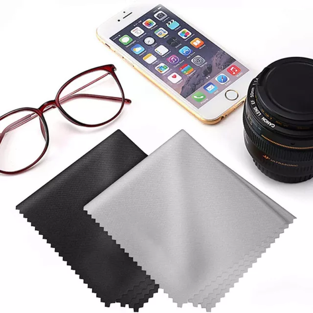 5/10x Premium Microfiber Cleaner Camera Lens Sunglasses Glasses Cleaning Cloth