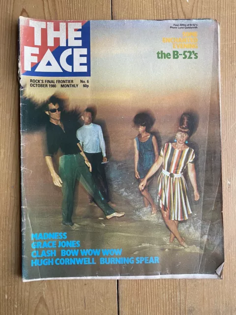 The Face Magazine #6 (1980); Vintage Pop Culture/Music Magazine, B-52s, see desc