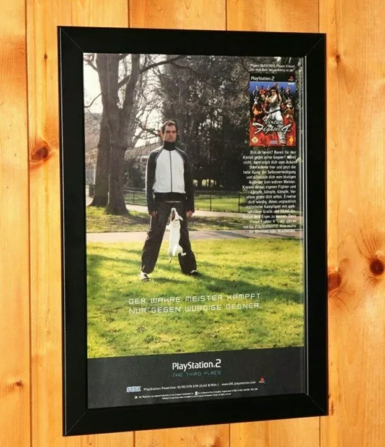 Gran Turismo 4 Rare Werbeblatt Gerahmt / Poster Ad Page Framed PS2 PSP