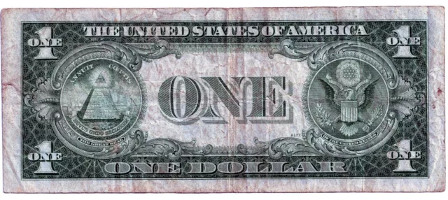 1935 Series E SILVER CERTIFICATE One Dollar Blue Seal