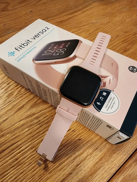 Fitbit Versa 2 - copper rose - smart watch with band - petal - FB507RGPK -  Smartwatches 