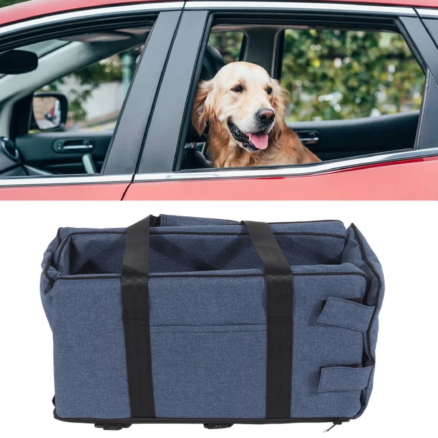 Consola central cómoda para coche de mascotas perro coche seguridad ahorro de espacio abierto