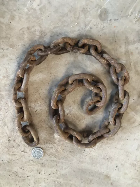 Vintage Old Rusty Chain Industrial Chain, Secuirty Chain,