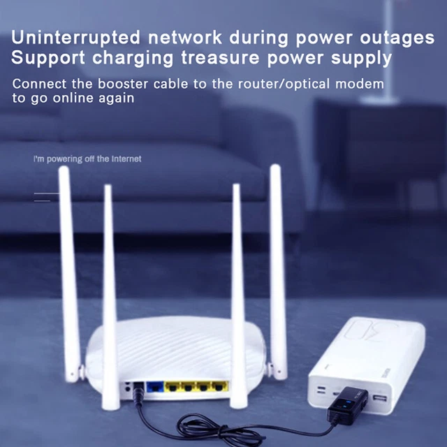 USB -Boost -Konverter USB DC 12V 5V zu DC 9V USB -Stromschub -Stromkabel ;''