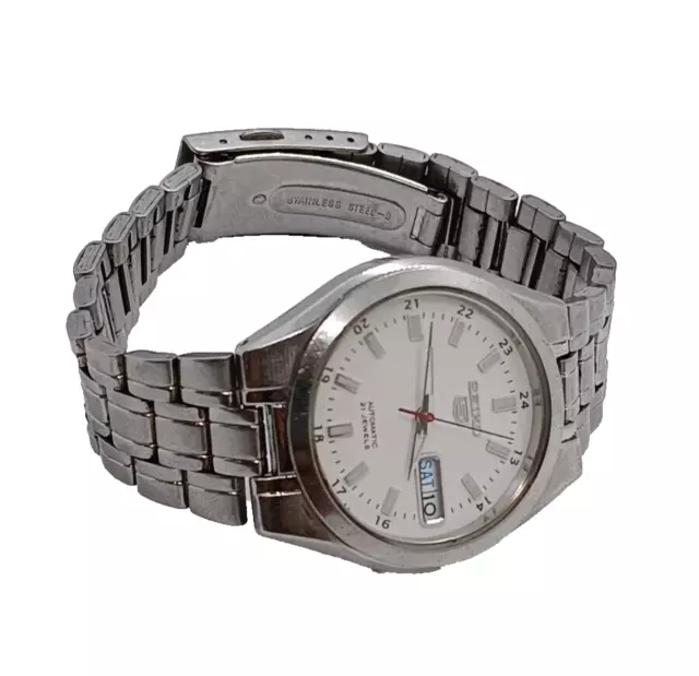 Orologio automatico Uomo Seiko 5 Cassa da 36mm Tempo e Data 21 Jewels Cal. 6349