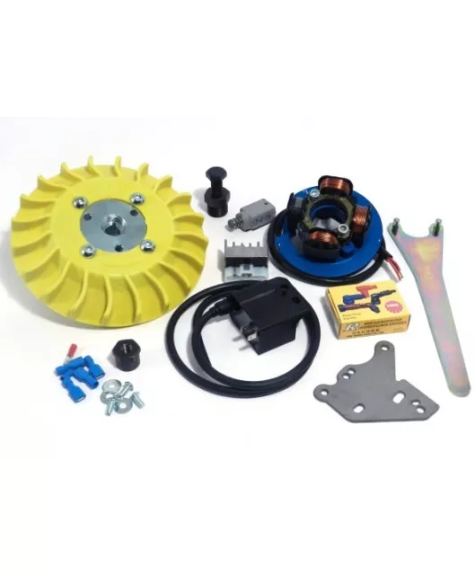 PARMAKIT 57024.22 Allumage Volant à Partir De Complet 1,5Kg Ø20 Jaune Vespa 50