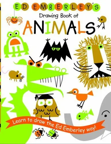Ed Emberley's Drawing Book of Animals c2006 Very Good Paperback