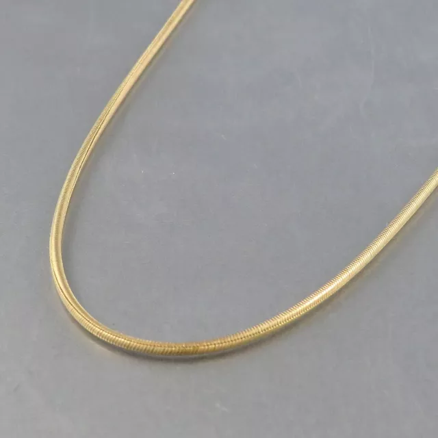 Halskette Kette Schlangenkette ca. 38 cm in 585/14k Gelbgold