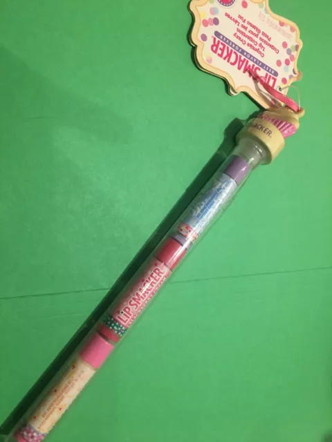 VHTF Vintage Bonne Bell Cupcake Crazy Collectible Tube 3 Lip Smacker Balm Gloss