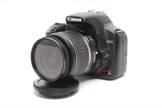 CANON EOS KISS X2 DSLR Camera with 18-55mm Lens Excellent