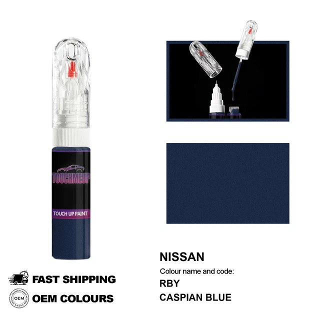Stylo Retouche Peinture Voiture Ford Blanc Frozen 7VTA – Avec Aiguille Et Pinceau – 24 Ml (Peinture + Vernis) - 4