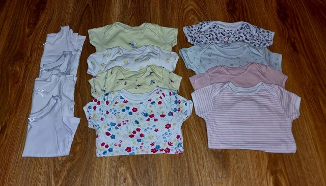 #25 Huge Bundle of Baby Girls Nightwear Age 18-24 Months   Sleepsuits Vests Pjs 9