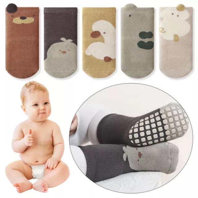 1Pair Soft Thickened Baby Cotton Sock Boneless Socks Winter Infant Socks