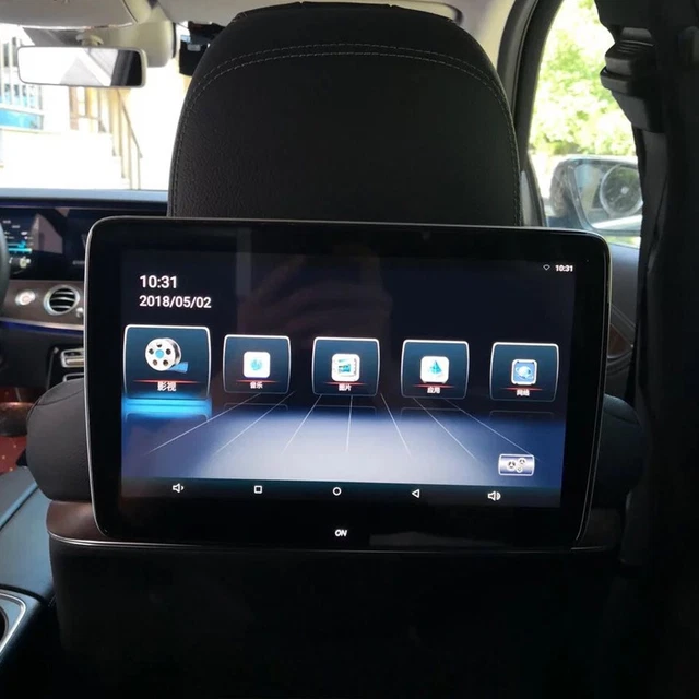 WIFI REAR SEAT Plug In Monitor Headrest Car TV Screen For Mercedes ...
