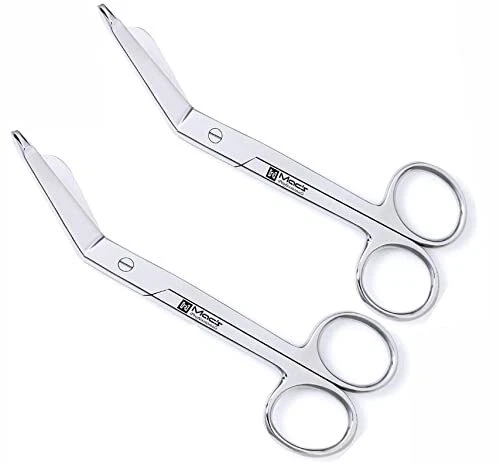 2-Pack Of Lister Bandage Scissors-Perfect for Surgeries, Medical Size 5.5 inches
