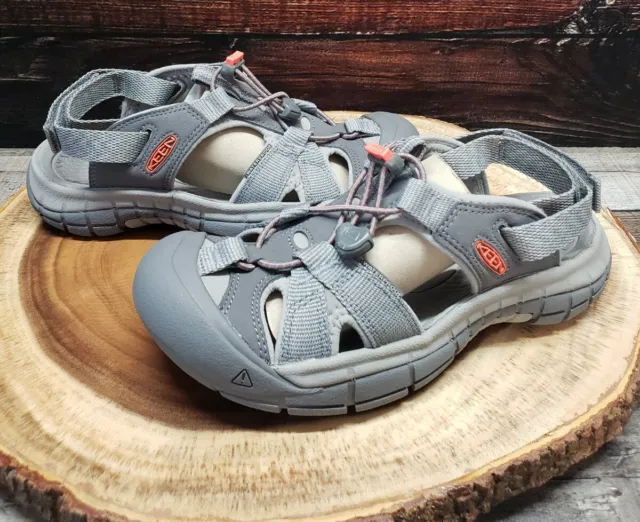 KEEN Womens Size 7 Ravine H2 Adjustable Outdoor Hiking Sandals 1023290 Grey $125