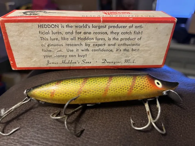 HEDDON VAMP SPOOK Lure in *correct box Bottom Only Perch Color 9750-L No  Lid/top $15.00 - PicClick