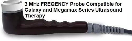 Galaxy and Megamax Series 3 MHz Ultrasound Unit FREQENCY Probe Compatible Profes