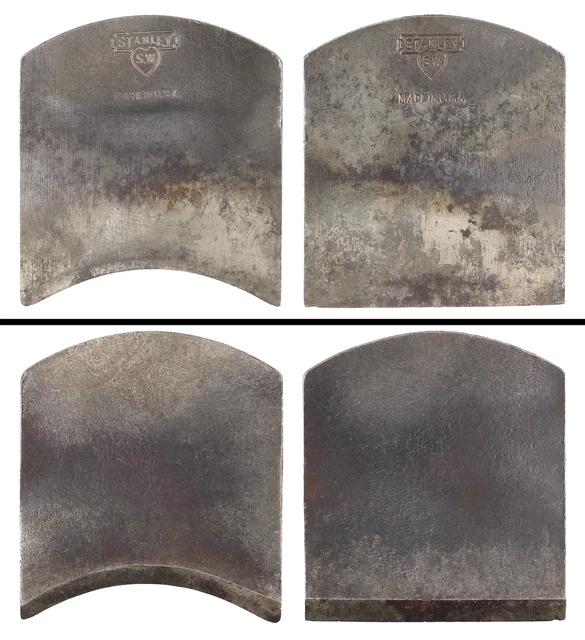 Founder's Grade Flat/Concave Irons for Stanley No. 60 Spokeshave - mjdtoolparts