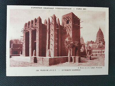 CPA 75 PARIS - Exposition Coloniale Internationale Palais de L'A.O.F La Mosquée
