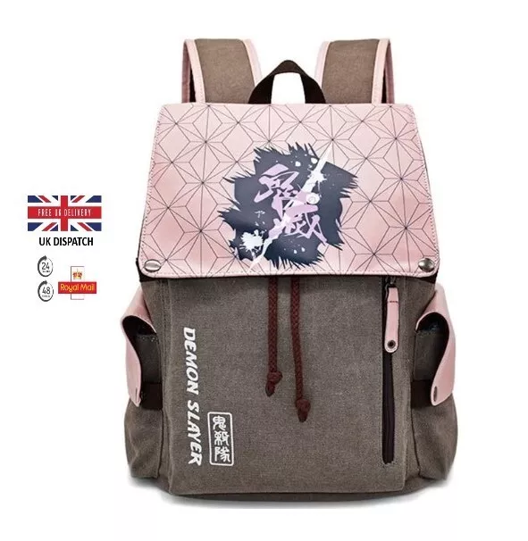 Demon Slayer Nezuko Kamado Anime Backpack/School Bag/Travel Bag/Laptop Bag