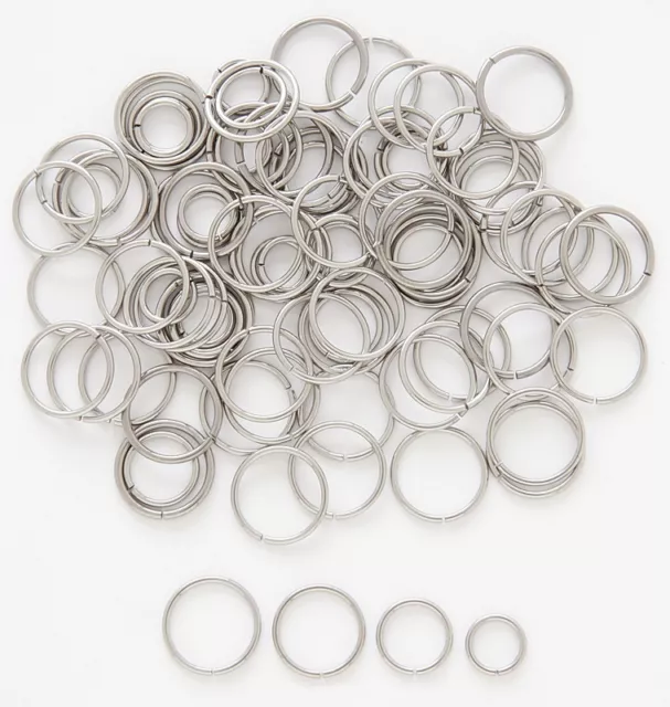 1 Single Steel Seamless Nose Ring, Lip, Ear, Nipple, Hoop Piercing 18g 3/8" 10MM