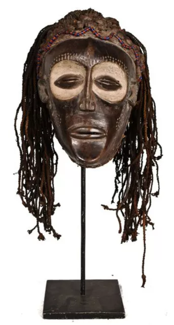 African Art/Mask - Mwana Pwo - Chokwe Tribe of  DR Congo